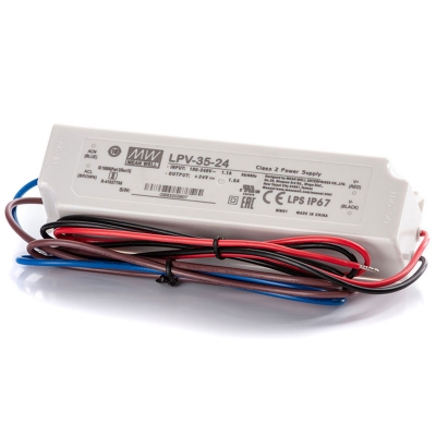 Zasilacz Mean Well LPV-35-24 35W/24V IP67